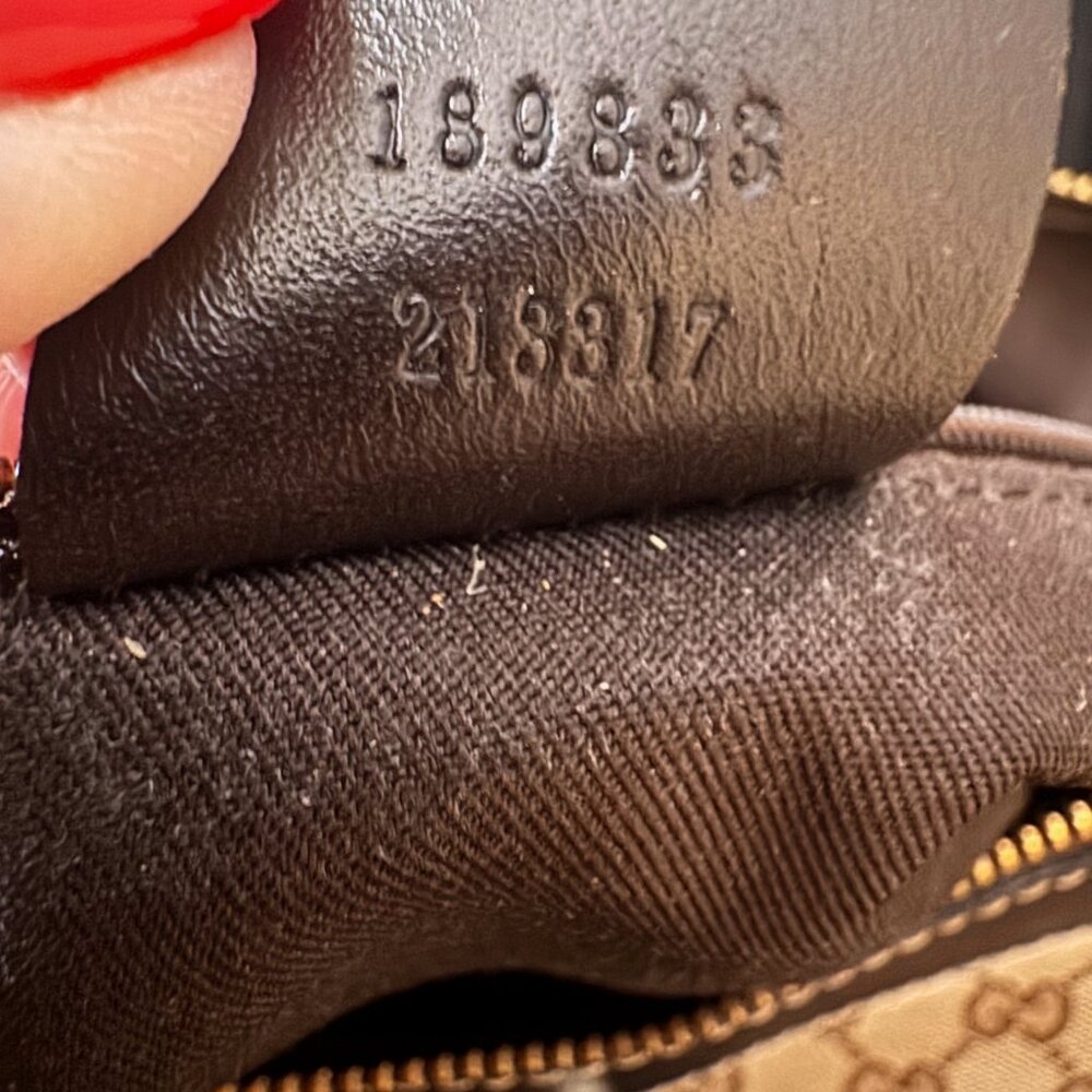 Gucci Brown GG Monogram Abbey D-Ring Hobo Bag - Picture 8 of 11